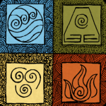 Logo del grupo Avatar: Los Cuatro Elementos
